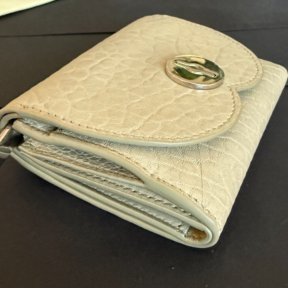 Burberry Women's Chess Hunter Leather Compact Tri-fold Wallet - Picture 15 of 15